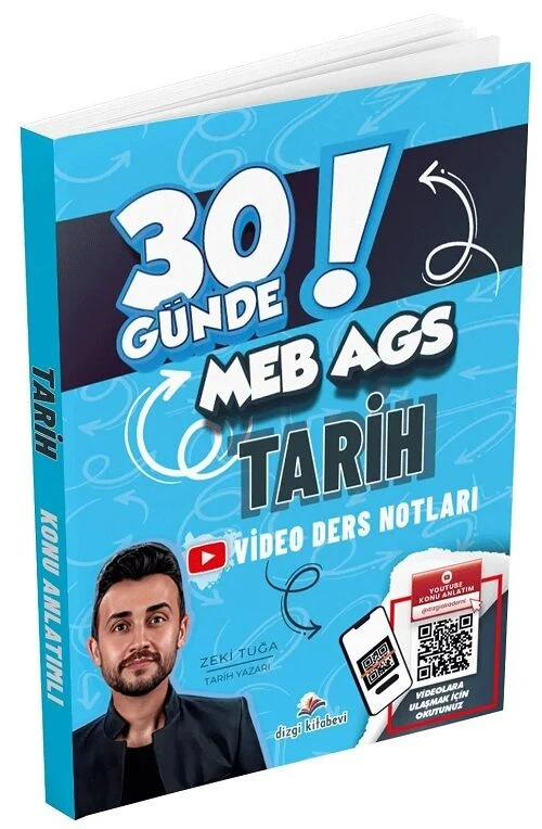 Dizgi Kitap MEB-AGS 30 Günde Tarih Video Ders Notları - Zeki Tuğa Dizgi Kitap Yayınları Dizgi Kitap MEB-AGS 30 Günde Tarih Video Ders Notları - Zeki Tuğa Dizgi Kitap Yayınları