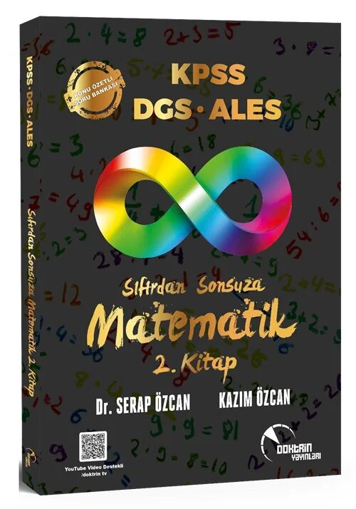 Doktrin KPSS DGS ALES Sıfırdan Sonsuza Matematik-2 Konu Özetli Soru Bankası - Kazım Özcan Doktrin Yayınları