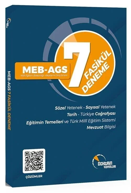 Doktrin MEB-AGS Tüm Dersler 7 Deneme Çözümlü Doktrin Yayınları