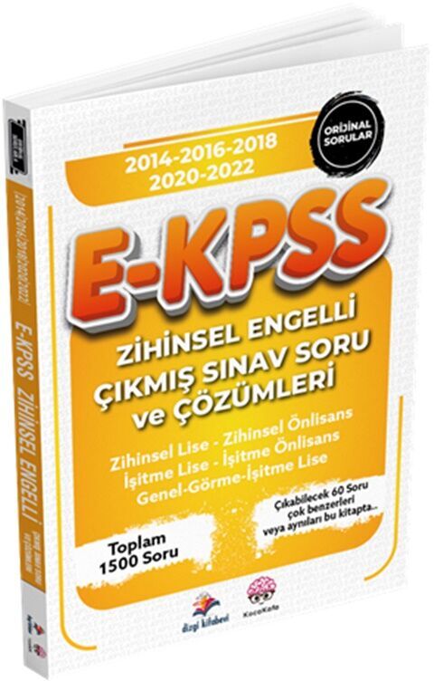 E KPSS Zihinsel Engelli Çıkmış Sınav Soru ve Çözümleri Dizgi Kitap Yayınları