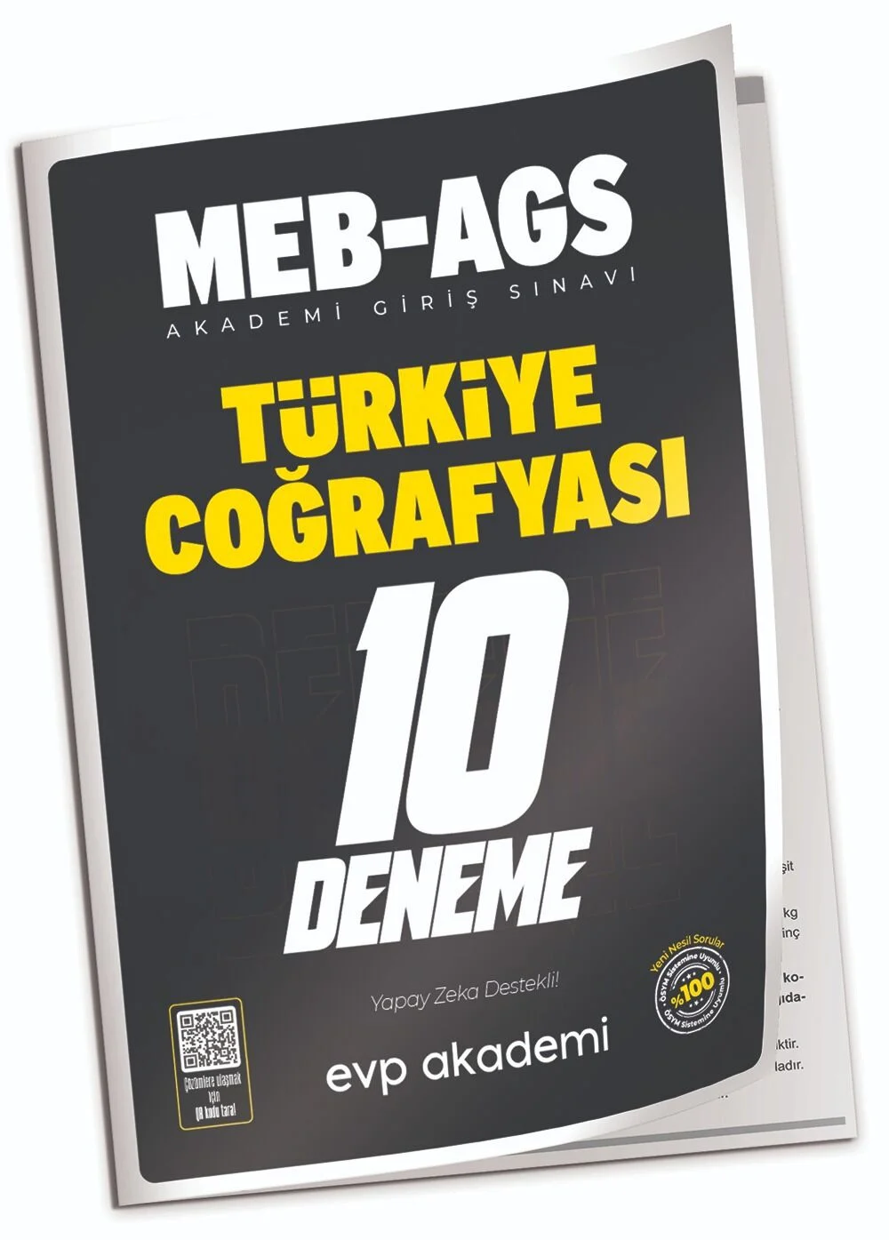 EVP Akademi MEB-AGS Türkiye Coğrafyası 10 Deneme Çözümlü EVP Akademi