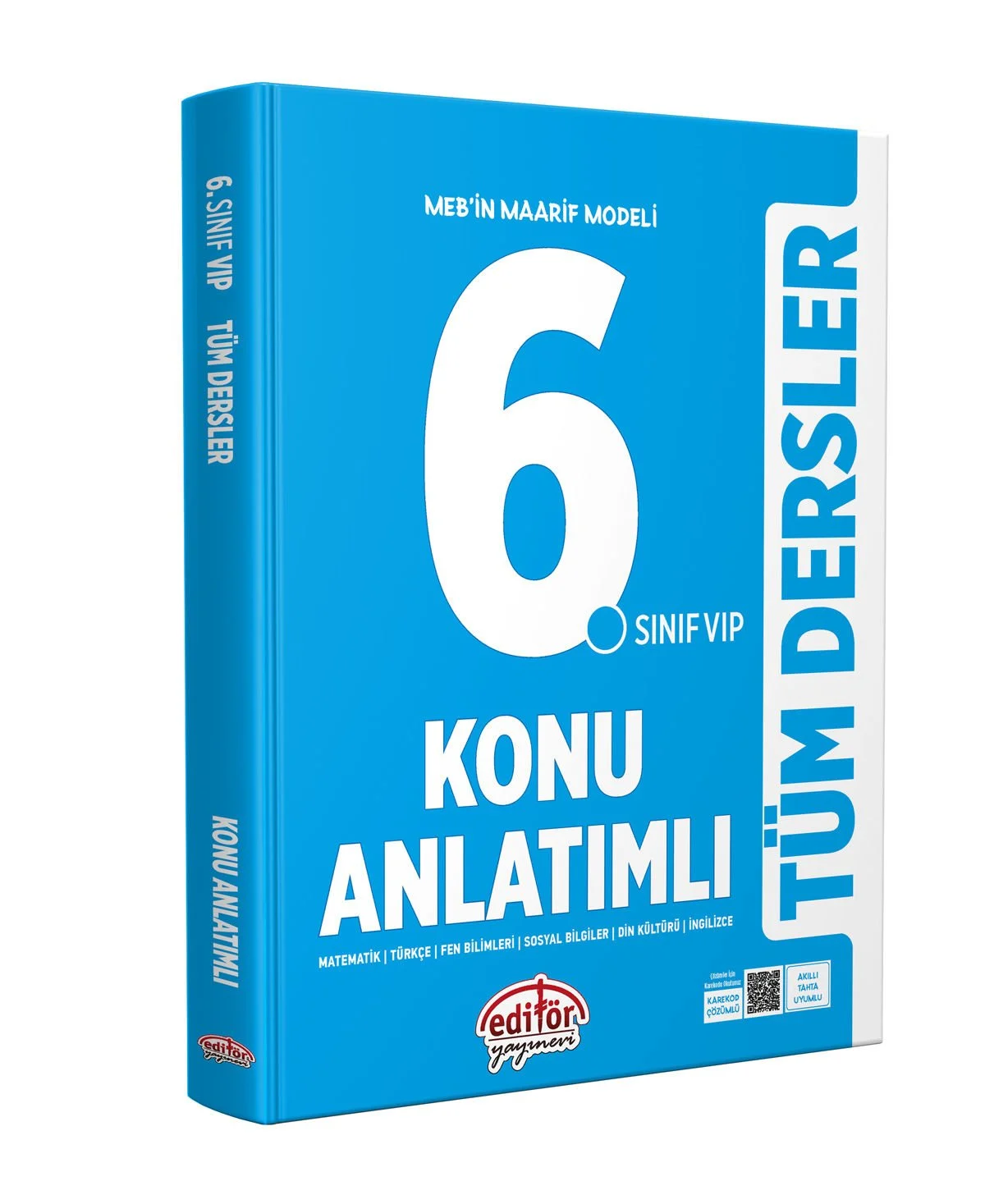 Editör 6. Sınıf VIP Tüm Dersler Konu Anlatımlı Editör Yayınları