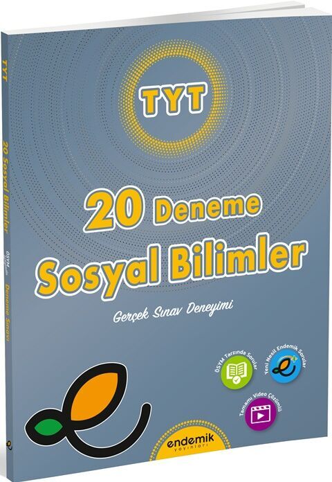 Endemik TYT Sosyal Bilimler 20 Deneme Endemik Yayınları