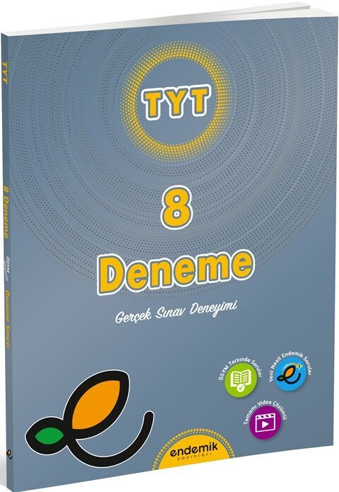 Endemik TYT Tüm Dersler 8 li Deneme Sınavı Endemik Yayınları