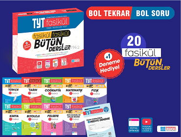 Evrensel TYT Fasikül Fasikül Tüm Dersler Kutulu Evrensel İletişim Yayınları