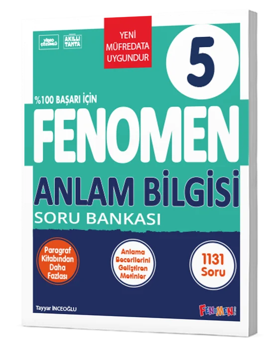 Fenomen 5. Sınıf Anlam Bilgisi Soru Bankası Fenomen Yayınları