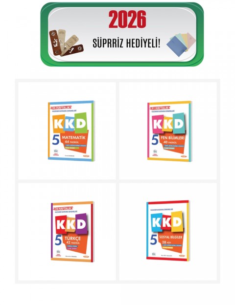 Fenomen 5. Sınıf Tüm Dersler Haftalık Kazanım Kavrama Denemeleri Seti 4 Kitap Fenomen Yayınları
