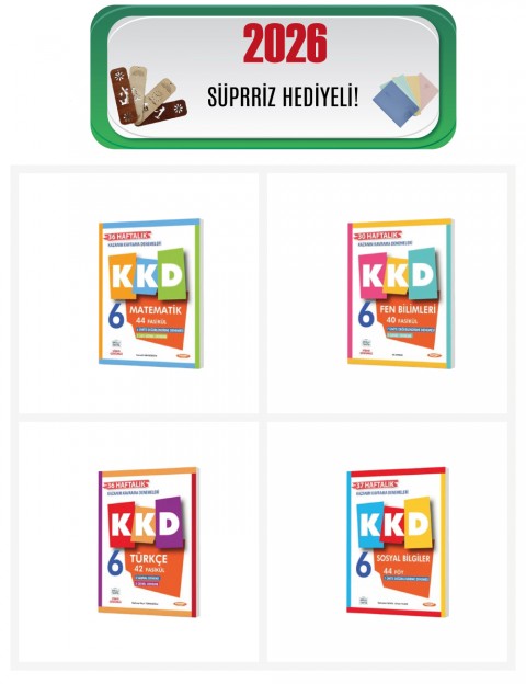 Fenomen 6. Sınıf Tüm Dersler Haftalık Kazanım Kavrama Denemeleri Seti 4 Kitap Fenomen Yayınları