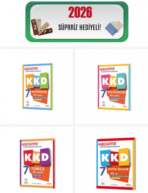 Fenomen 7. Sınıf Tüm Dersler Haftalık Kazanım Kavrama Denemeleri Seti 4 Kitap Fenomen Yayınları