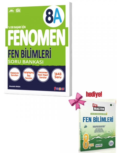 Fenomen 8. Sınıf Fenomen Fen Bilimleri A Soru Bankası + Okyanus Fen Soru Hediyeli