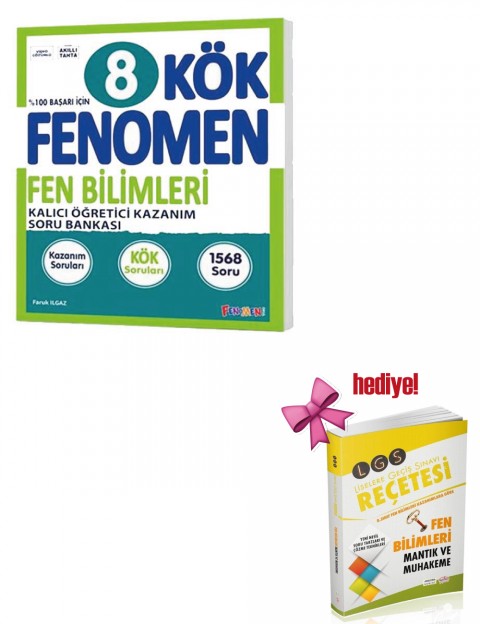 Fenomen 8. Sınıf LGS KÖK Fen Bilimleri Soru Bankası + Editör Fen Soru Hediyeli
