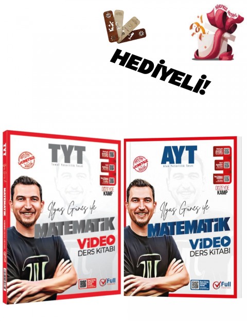 Full Matematik TYT - AYT Matematik Video Ders Kitabı Seti 2 Kitap Full Matematik Yayınları