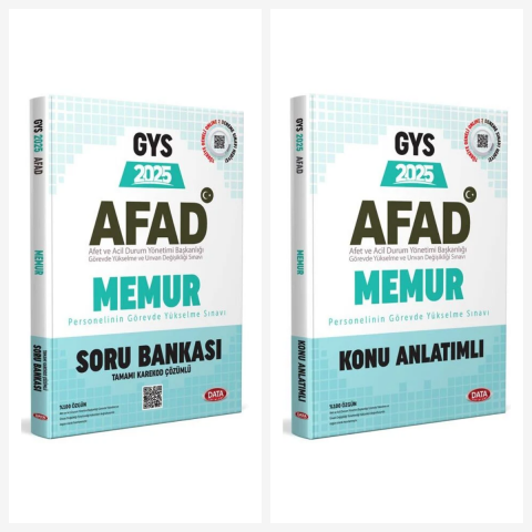 GYS AFAD Memur Konu Anlatımlı Soru Bankası Seti Data Yayınları