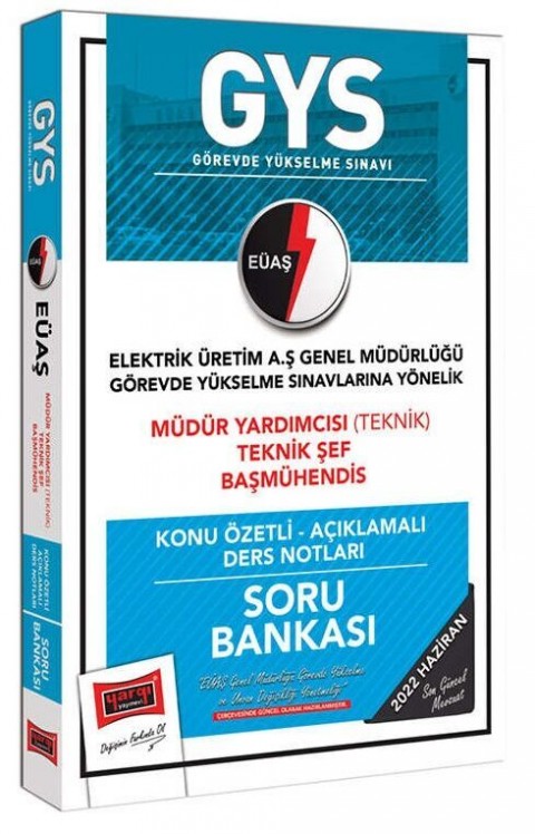 GYS EÜAŞ Müdür Yardımcısı Teknik Şef Baş Mühendis Konu Özetli Açıklamalı Soru Bankası Yargı Yayınları