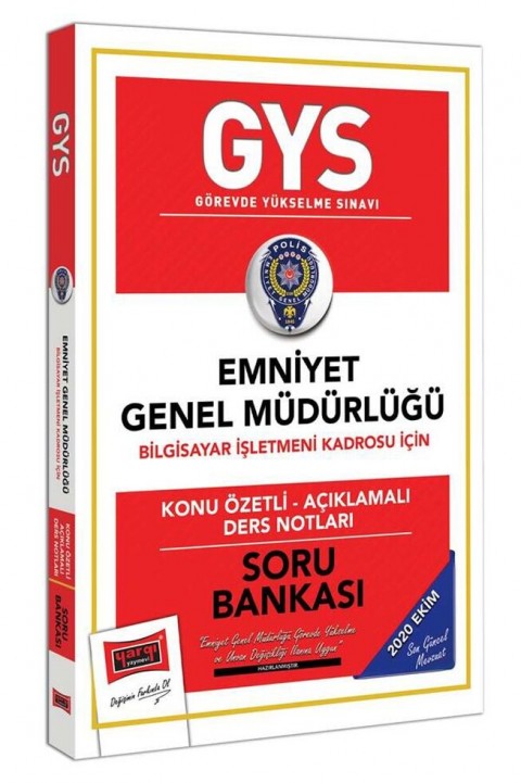 GYS Emniyet Genel Müdürlüğü Bilgisayar İşletmeni Kadrosu İçin Konu Özetli Soru Bankası Yargı Yayınları