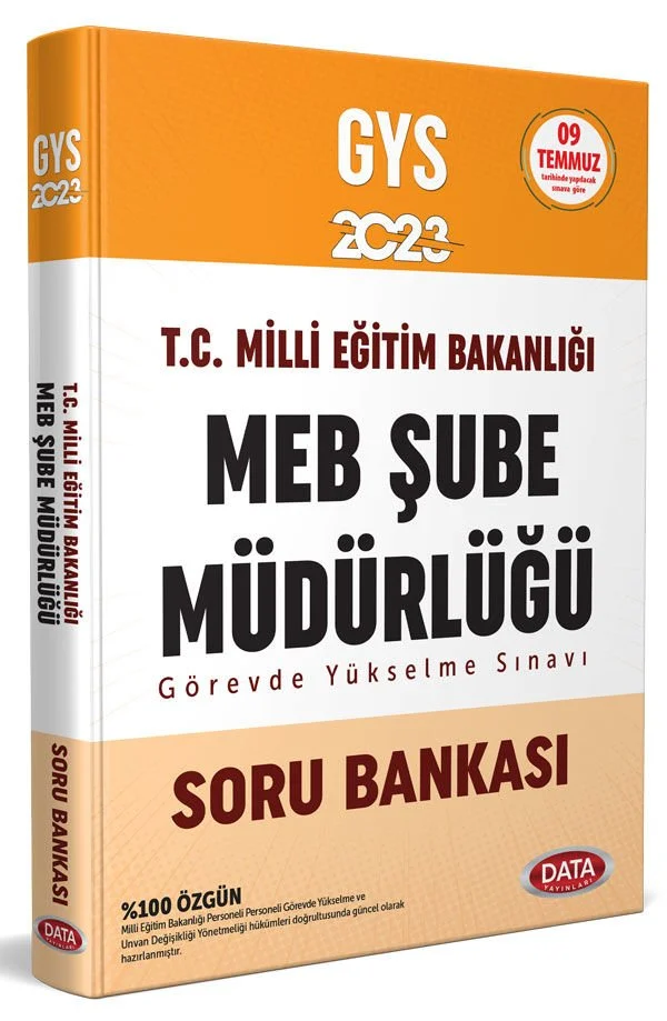 GYS Milli Eğitim Bakanlığı Şube Müdürlüğü Soru Bankası Data Yayınları