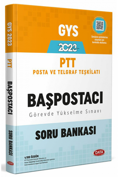 GYS Posta ve Telgraf Teşkilatı PTT Baş postacı Soru Bankası Data Yayınları