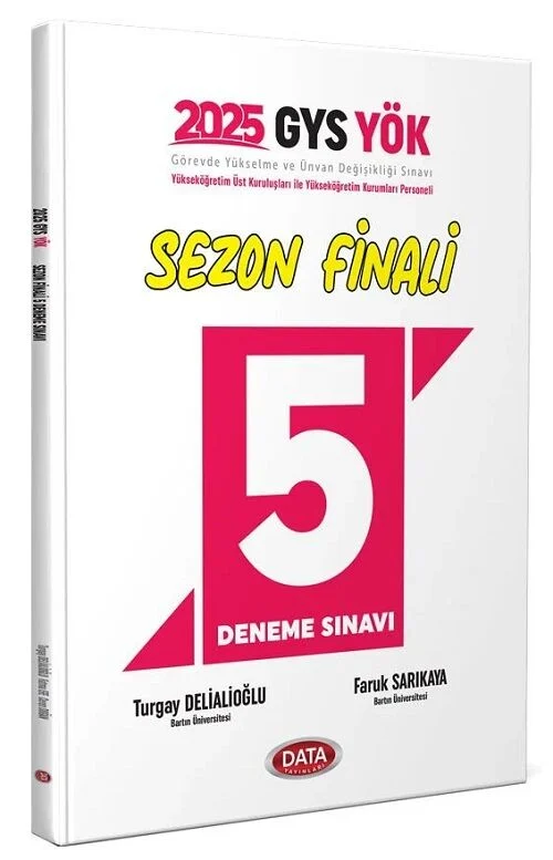 GYS YÖK Yükseköğretim Kurumları Sezon Finali 5 Deneme Çözümlü Görevde Yükselme Data Yayınları