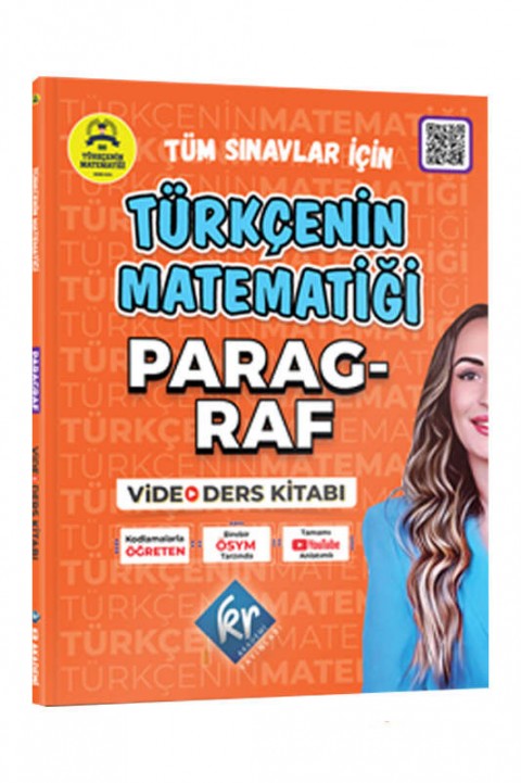 Gamze Hoca Türkçenin Matematiği Tüm Sınavlar İçin Paragraf Video Ders Kitabı KR Akademi Yayınları