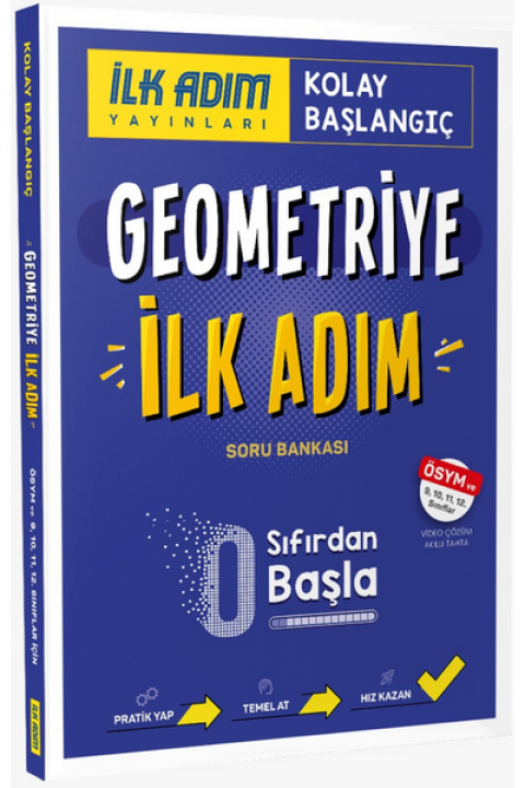 Geometriğe İlk Adım Sıfırdan Kolay Başlangıç Kitabı İlk Adım Yayınları
