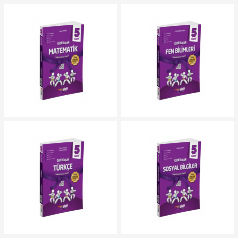 Gizli 5. Sınıf Tüm Dersler Gizli Kuşak Değerlendirme Föyleri Seti Gizli Yayınları