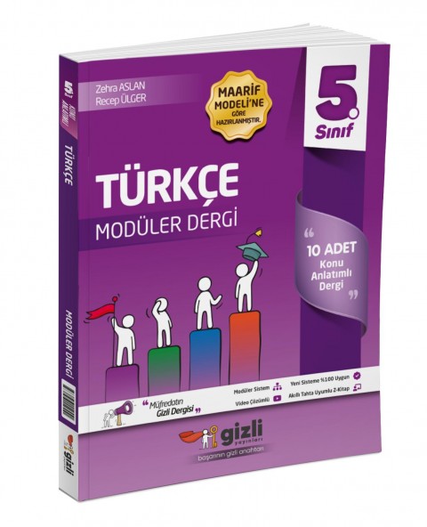 Gizli 5. Sınıf Türkçe Müfredatın Gizli Dergisi Gizli Yayınları
