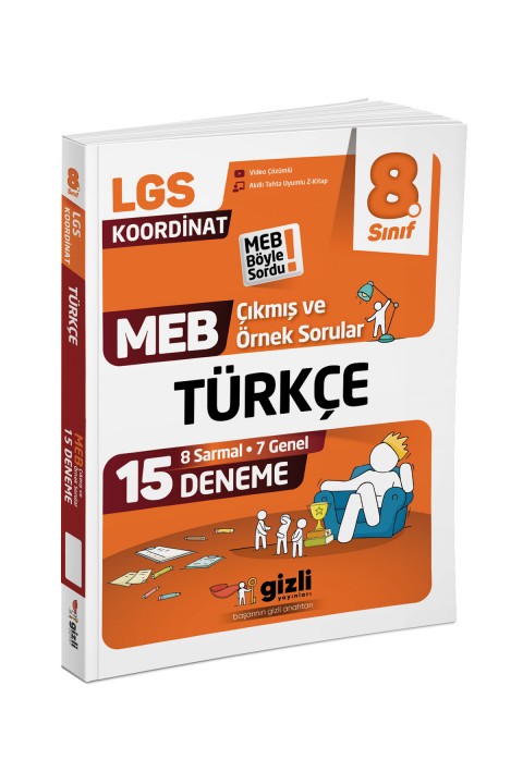 Gizli LGS MEB Çıkmış ve Örnek Sorular Türkçe 15'li Deneme-MEB Böyle Sordu Gizli Yayınları