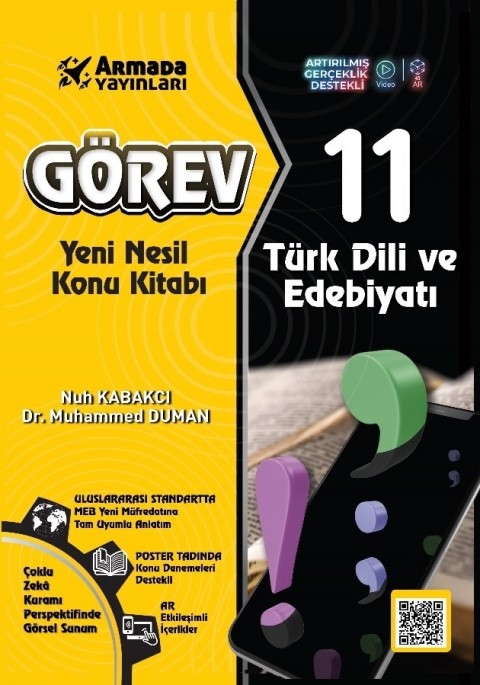 Görev 11. Sınıf Türk Dili ve Edebiyatı Yeni Nesil Konu Kitabı Armada Yayınları