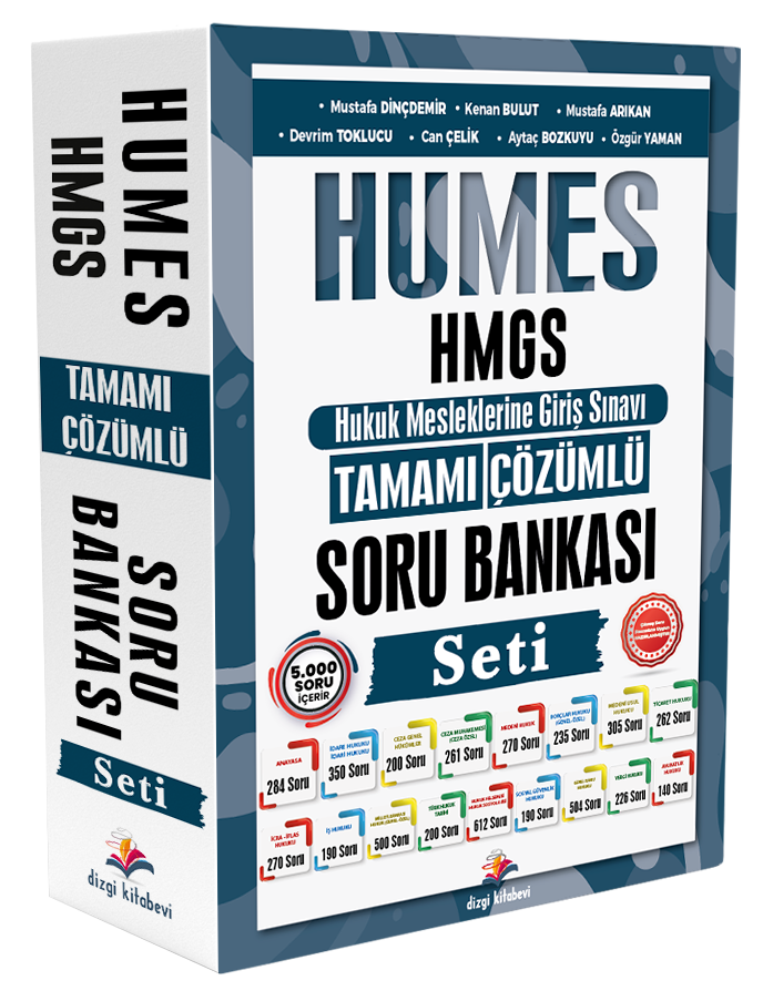 HUMES HMGS Soru Bankası Modüler Set Çözümlü Dizgi Kitap