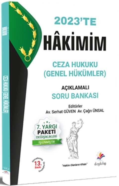 Hakimim Ceza Hukuku Genel Hükümler Açıklamalı Soru Bankası Dizgi Kitap Yayınları