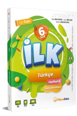 Hiper Zeka 6. Sınıf İlk Türkçe Haftalık Soru Bankası Hiper Zeka Yayınları