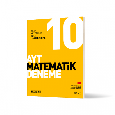 Hız AYT Matematik 10 Deneme Sınavı Hız Yayınları