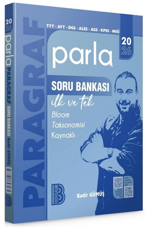 Hocam 2026 YKS TYT AYT DGS ALES MEB-AGS KPSS MSÜ Paragraf PARLA Soru Bankası - Kadir Gümüş Benim Hocam Yayınları