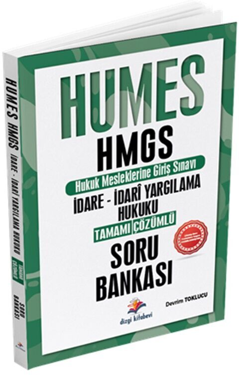 Humes HMGS İdare Hukuku İdari Yargılama Hukuku Tamamı Çözümlü Soru Bankası Dizgi Kitap Yayınları