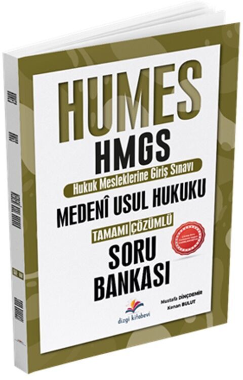 Humes HMGS Medeni Usul Hukuku Tamamı Çözümlü Soru Bankası Dizgi Kitap Yayınları