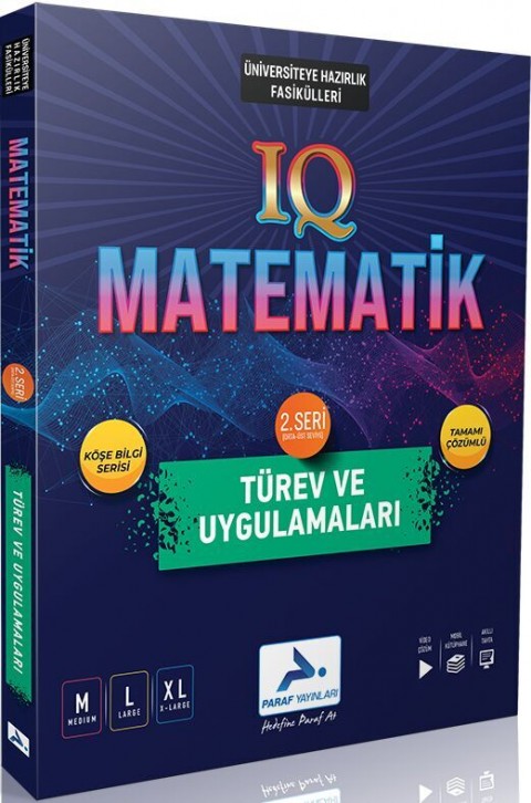 IQ Matematik Türev ve Uygulamaları 2. Seri Soru Kütüphanesi Paraf Yayınları