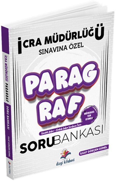 İcra Müdürlüğü ve Müdür Yardımcılığı Sınavına Özel Paragraf Soru Bankası Dizgi Kitap Yayınları
