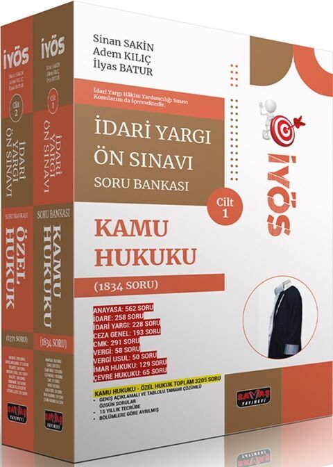 İdari Yargı Ön Sınavı Soru Bankası Kamu Hukuku ve Özel Hukuk Savaş Yayınevi
