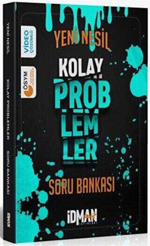 İdman Kolay Problemler Soru Bankası İdman Yayınları