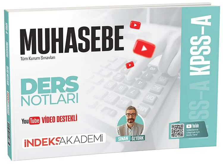 İndeks Akademi 2026 KPSS A Grubu Muhasebe Video Ders Notları - Sinan Öztürk İndeks Akademi Yayıncılık