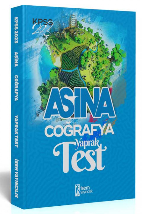 İsem 2023 KPSS Lisans Aşina Coğrafya Çek Kopar Yaprak Test İsem Yayıncılık