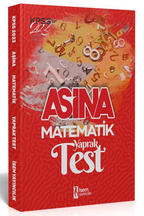 İsem 2023 KPSS Lisans Aşina Matematik Çek Kopar Yaprak Test İsem Yayıncılık