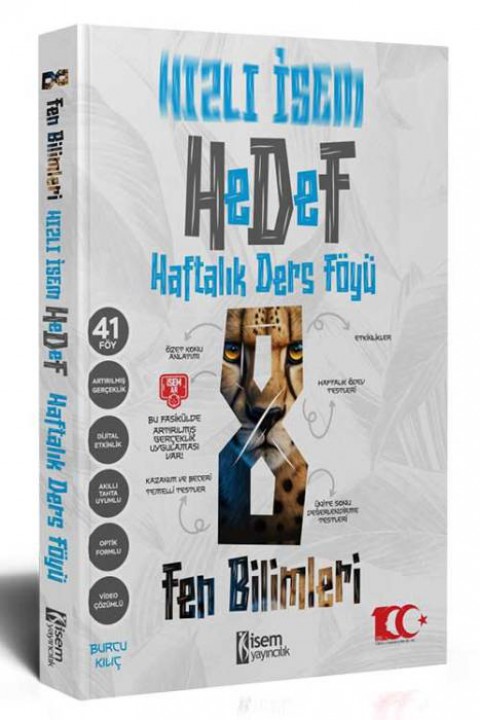 İsem 2024 8. Sınıf Hızlı İsem Fen Bilimleri Haftalık Ders Föyü İsem Yayıncılık