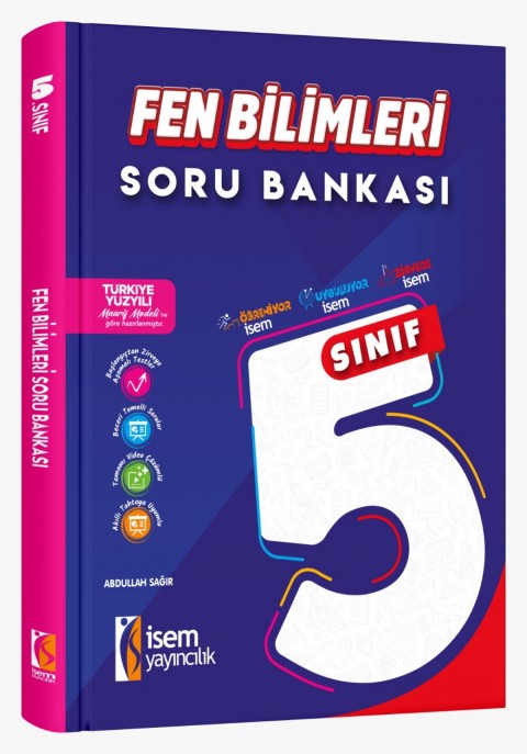 İsem 5. Sınıf Fen Bilimleri Soru Bankası İsem Yayıncılık - Maarif Modele Uygun