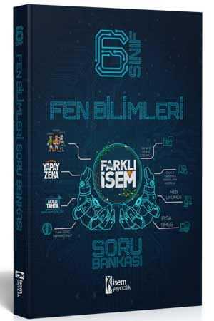 İsem 6. Sınıf Farklı İsem Fen Bilimleri Soru Bankası İsem Yayıncılık