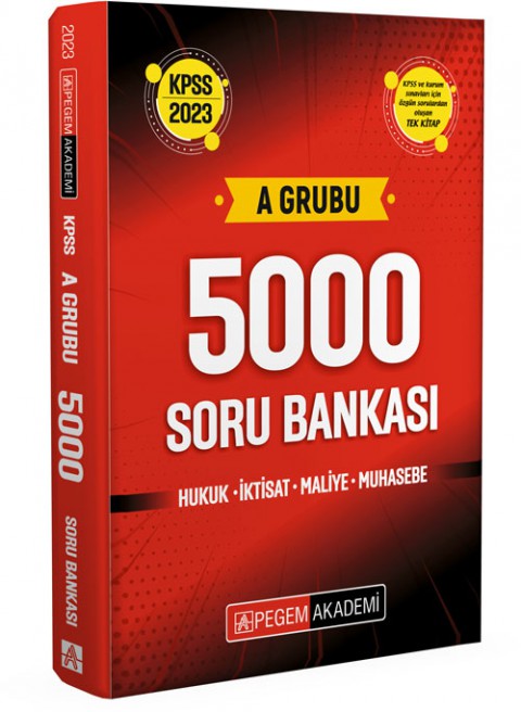 KPSS A Grubu 5000 Soru Bankası Pegem Akademi Yayıncılık