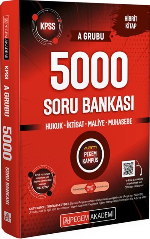 KPSS A Grubu 5000 Soru Bankası Pegem Akademi Yayıncılık