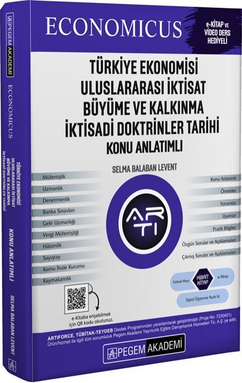 KPSS A Grubu Economicus Türkiye Ekonomisi Uluslararası İktisat Büyüme ve Kalkınma İktisadi Doktrinler Tarihi Kon Pegem Akademi Yayıncılık