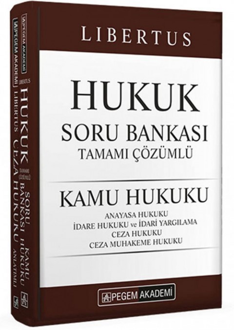 KPSS A Grubu Libertus Hukuk Soru Bankası Kamu Hukuku Pegem Akademi Yayıncılık