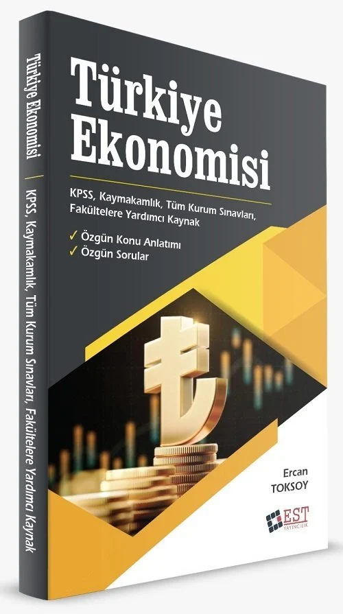 KPSS A Grubu Kaymakamlık Sınavları Türkiye Ekonomisi Konu Anlatımlı Soru Bankası  EST Yayınları